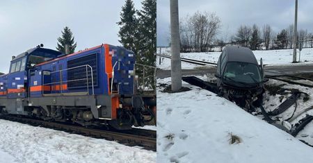 Susiec: Samochód wjechał wprost pod pociąg. Ewakuowano 41 pasażerów