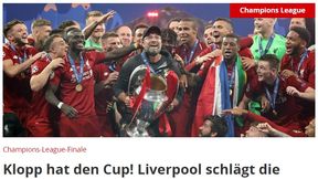 Liga Mistrzów 2019: Tottenham - Liverpool. "Królowie Europy", "herosi z The Reds" - światowe media po finale LM