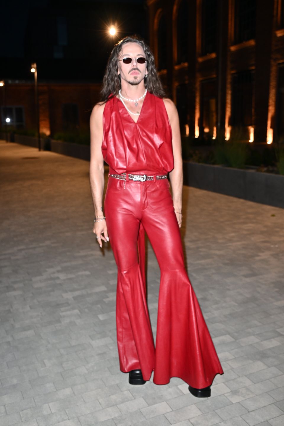 Michał Szpak na pokazie mody Joanny Przetakiewicz