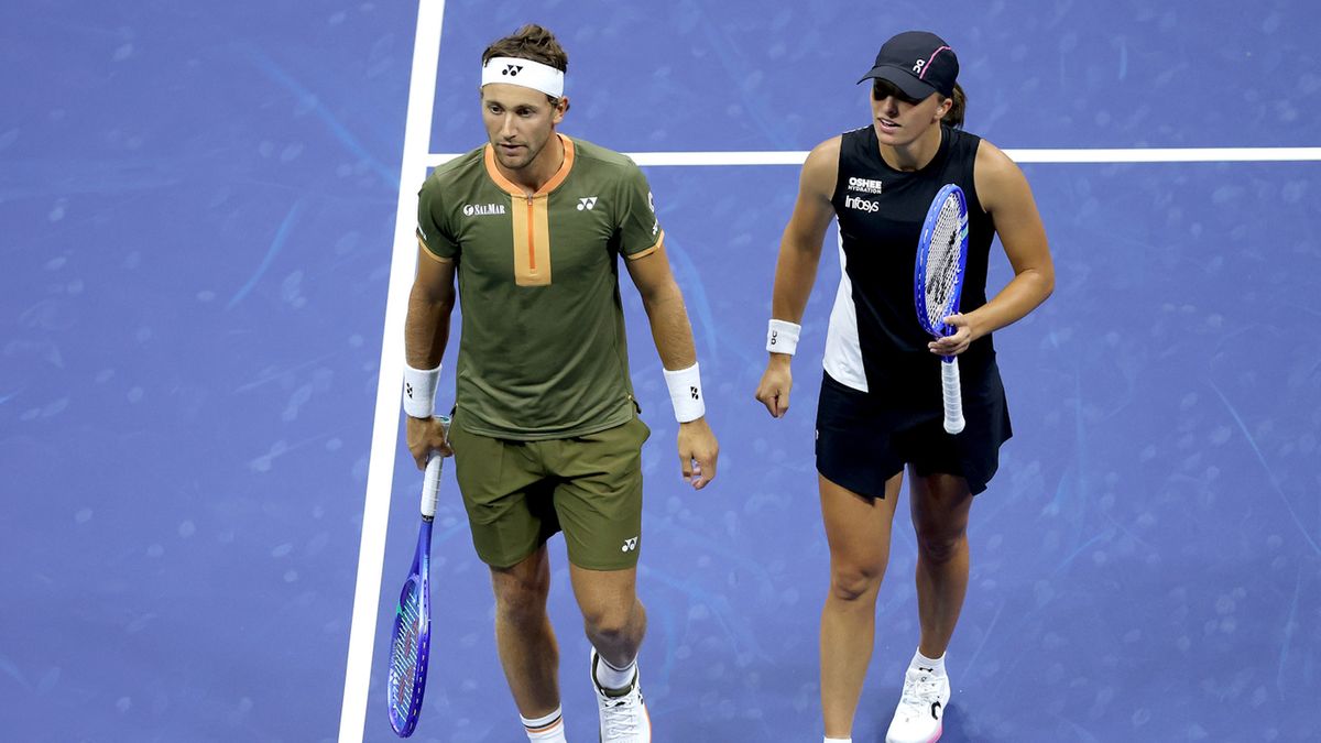 Getty Images / Na zdjęciu: Casper Ruud i Iga Świątek