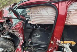 Fatalny wypadek pod Legnicą. Kierowca może mówić o szczęściu