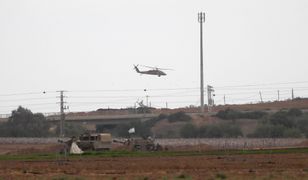 Izrael atakuje cele w Libanie. Helikoptery w akcji