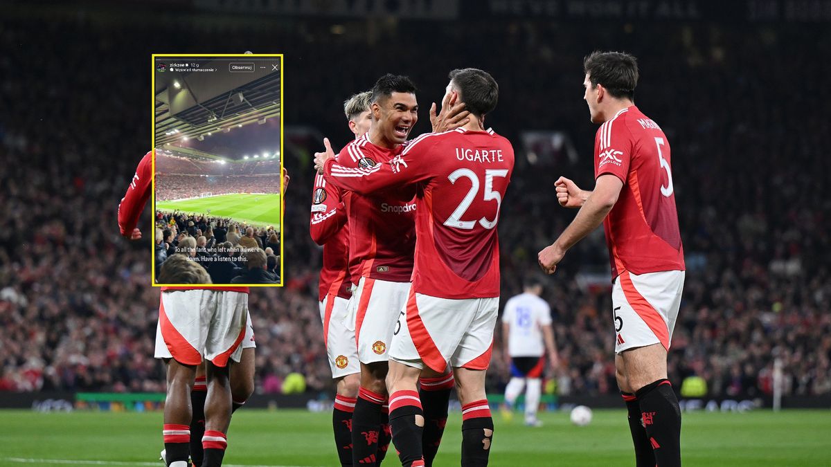 Getty Images / Shaun Botterill / Instagram / Joshua Zerkzee / Na zdjęciu: Piłkarze Manchesteru United i insta story z profilu Joshua Zirkzee.