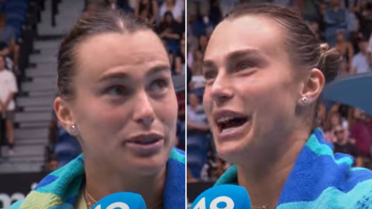 YouTube / Australian Open TV / Aryna Sabalenka po meczu Australian Open