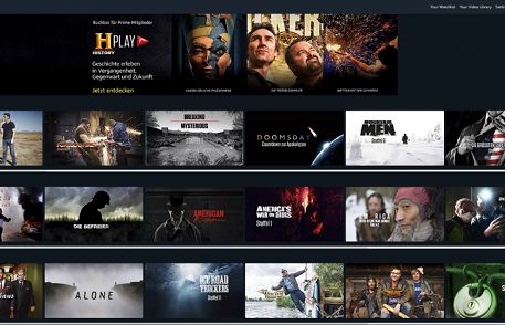 A+E Networks uruchomiło usługę History Play na platformie Amazon Prime