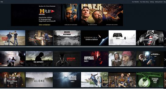 A+E Networks uruchomiło usługę History Play na platformie Amazon Prime