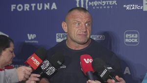 Mariusz Pudzianowski z szacunkiem do debiutanta. "To nie jest jakiś kelner spod budki z piwem"