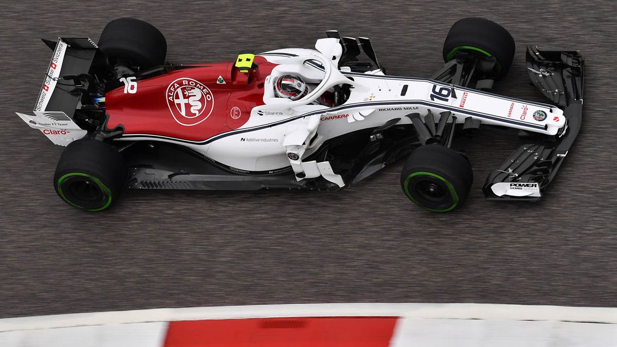 Materiały prasowe / Sauber / Na zdjęciu: Charles Leclerc za kierownicą Saubera