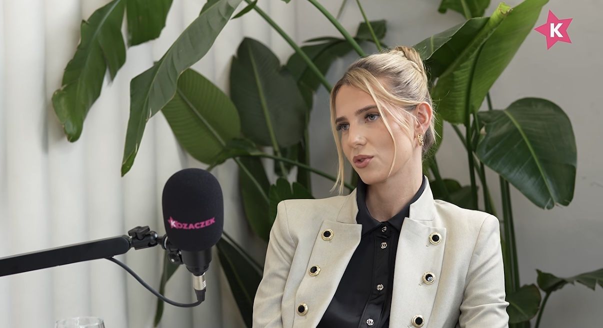 Faustyna Martyniuk podczas rozmowy 