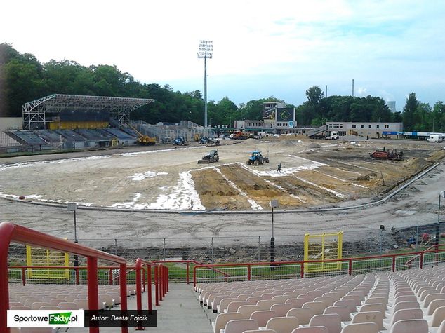 Harmonogram prac na stadionie został wyprzedzony o jeden dzień