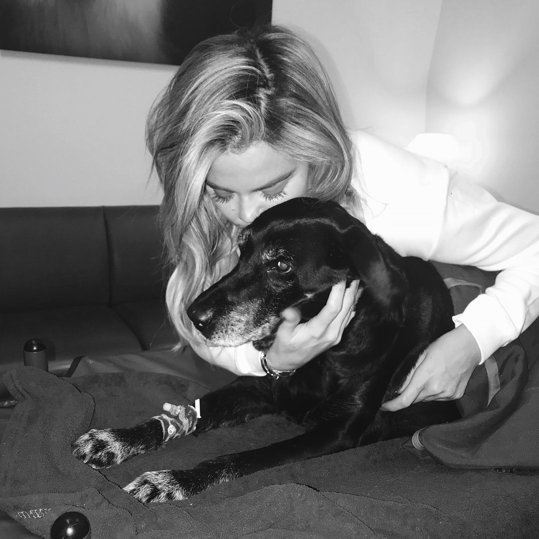 Khloe Kardashian z psem Gabbaną