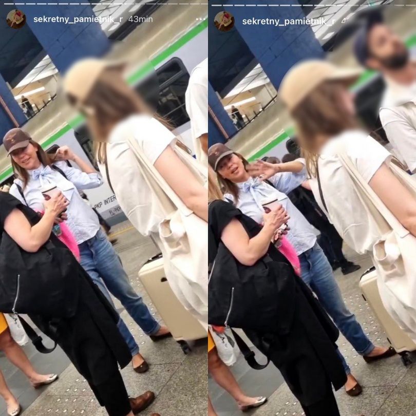 Edyta Górniak i Rafalala pokłóciły się na dworcu
