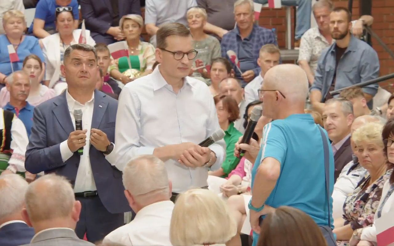 Morawiecki dostał pytanie. "My się do takiej UE nie zgłaszaliśmy"