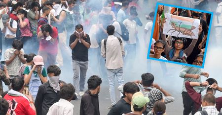 Policja użyła gazu łzawiącego. Przerażające sceny w Indiach