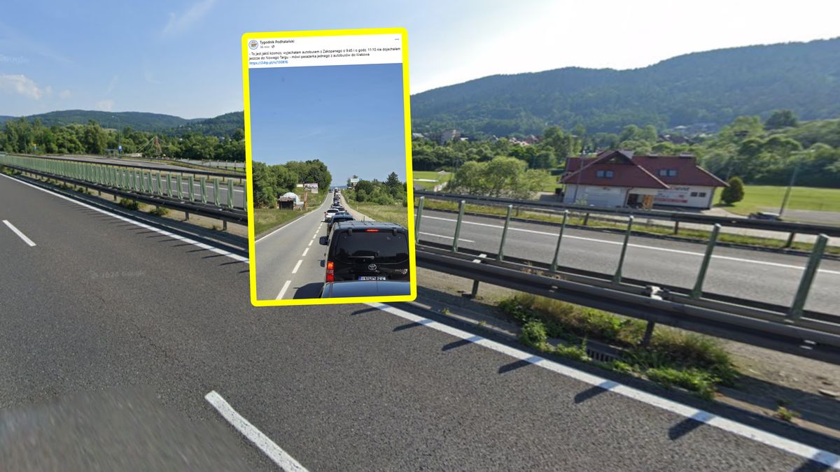 Korki na Zakopiance.