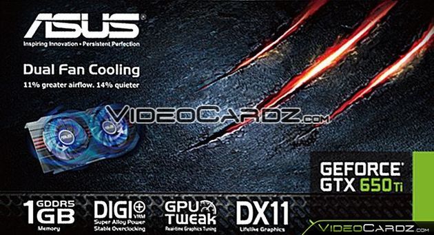 ASUS GeForce GTX 650 Ti Dual Fan karta graficzna opakowanie zdjęcie