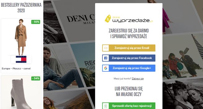 Looksoft Advertising dla marki Złote Wyprzedaże