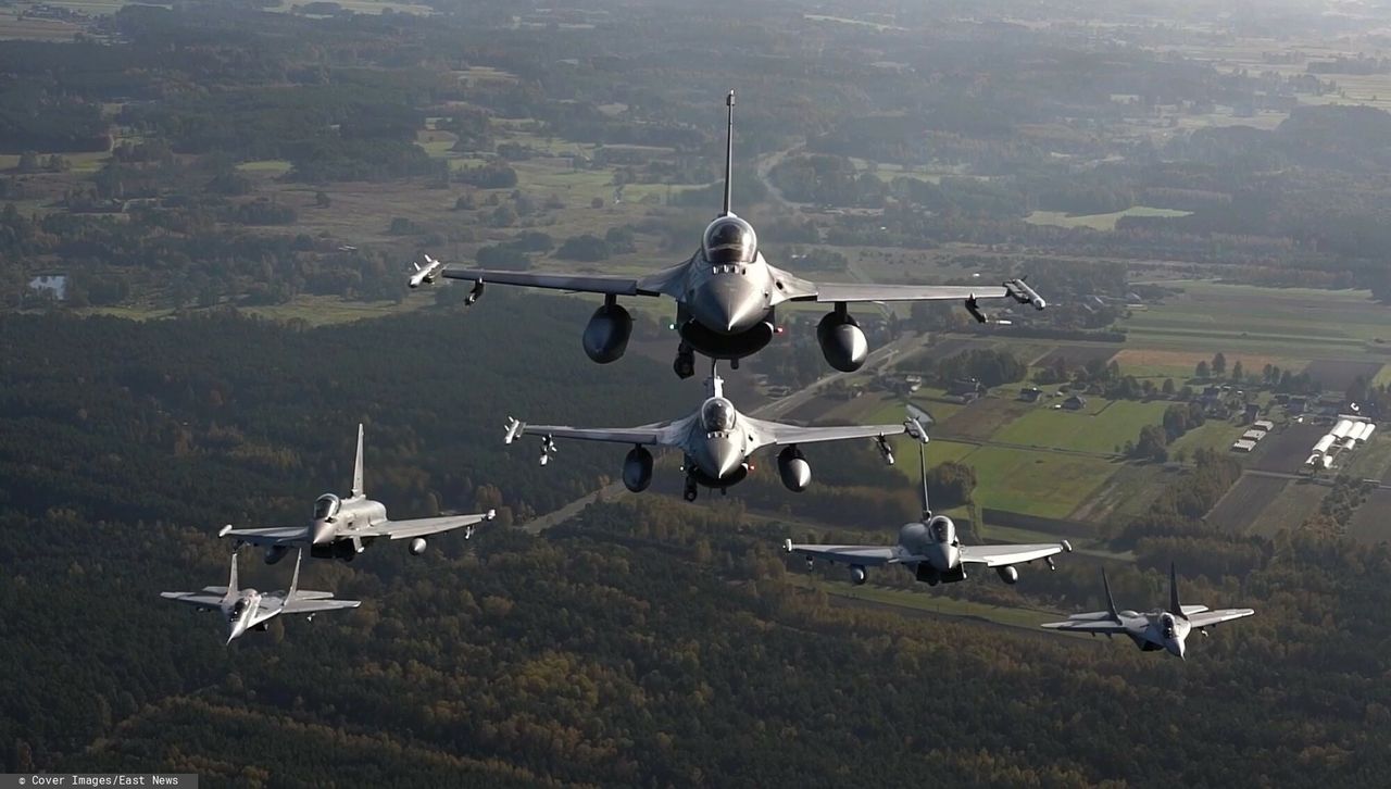 NATO fighters over Polish skies. Illustrative photo