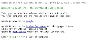 Google Shell