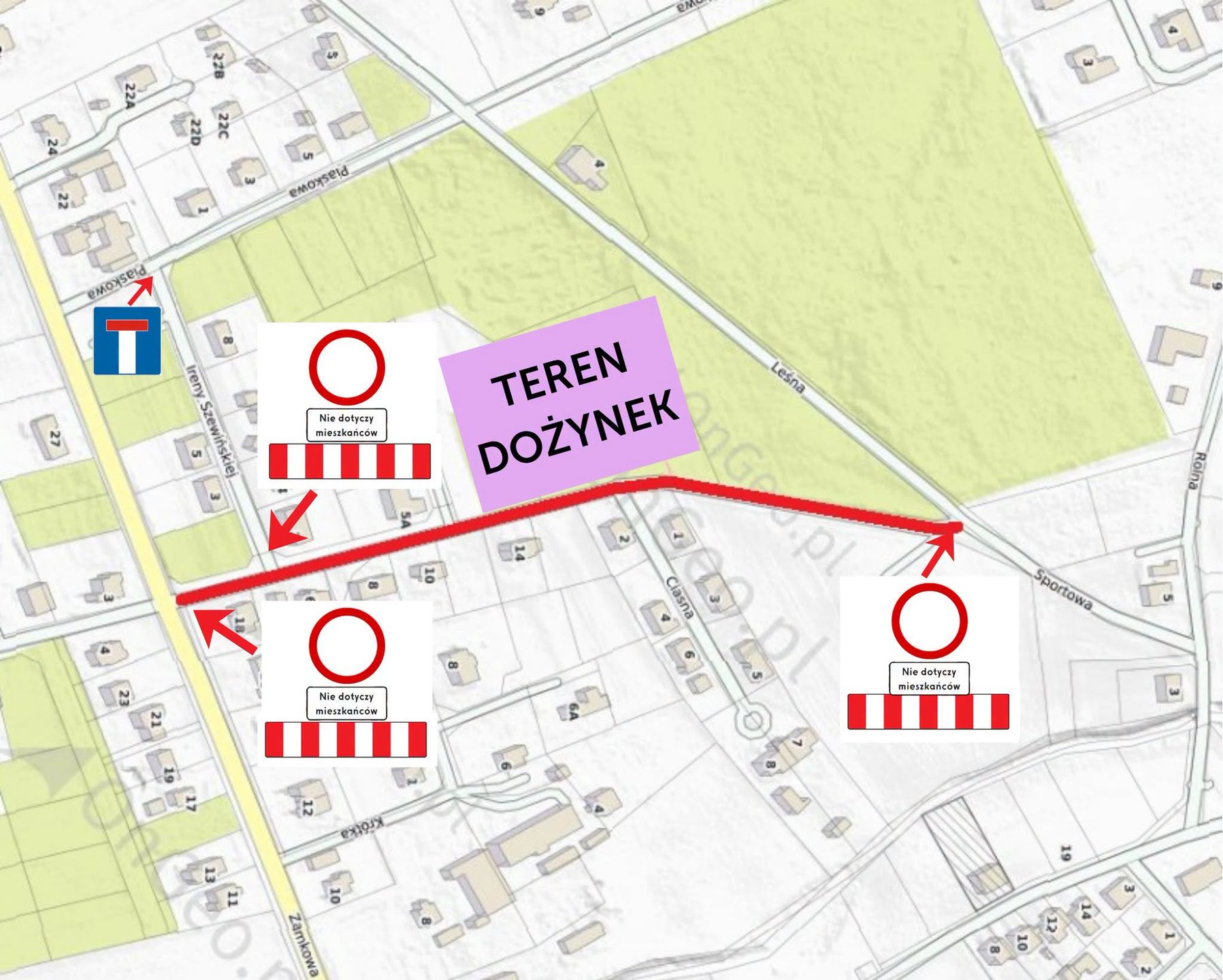 Ograniczenia w ruchu podczas dożynek w Łubiance