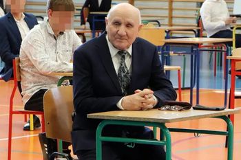 87-letni Józef Peruga nie zdał matury. Dyrektorka OKE o jego odwołaniu