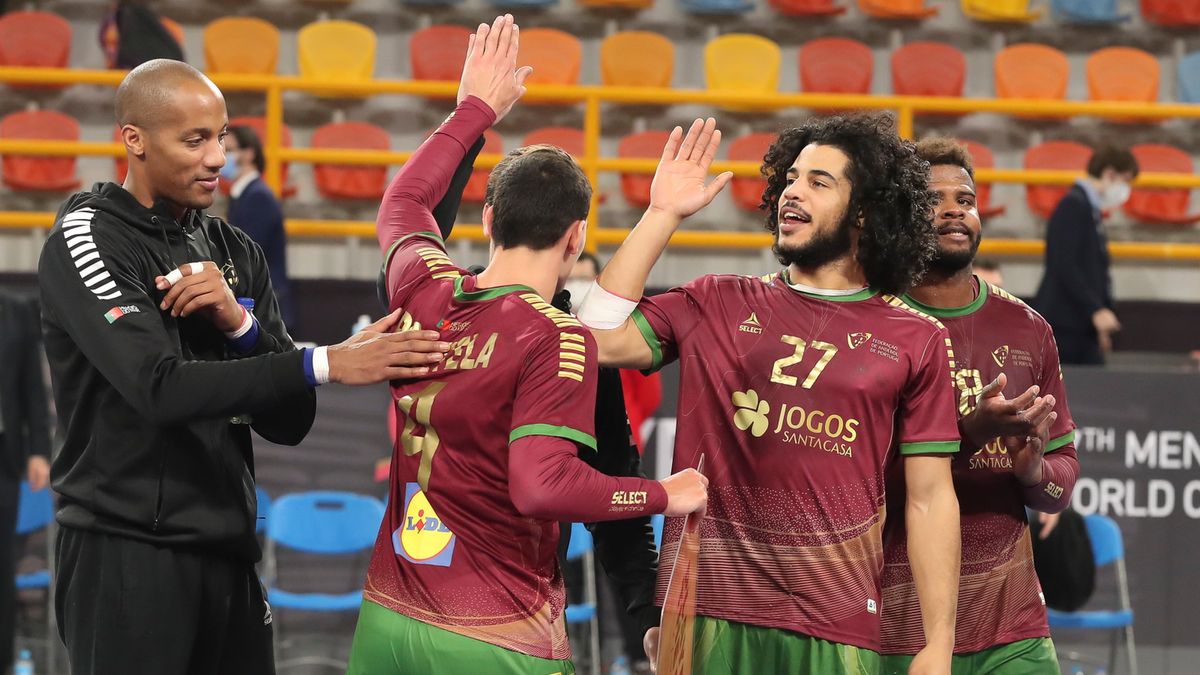 PAP/EPA / Khaled Elfiqi / Na zdjęciu: reprezentacja Portugalii