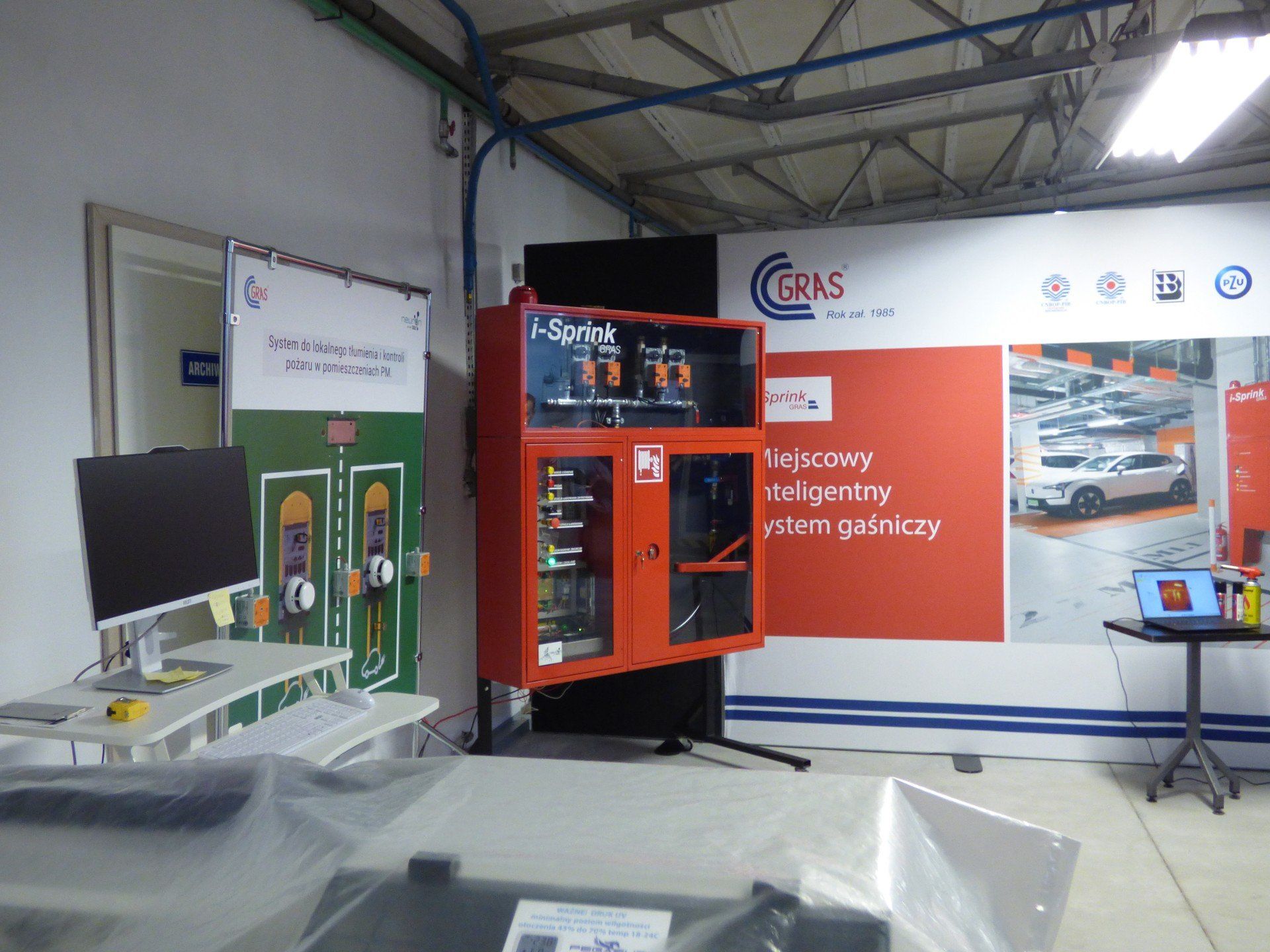 Firma GRAS z Korzybia uhonorowana Laurum Słupskiej Izby Biznesu za innowacyjny system gaśniczy i-Sprink