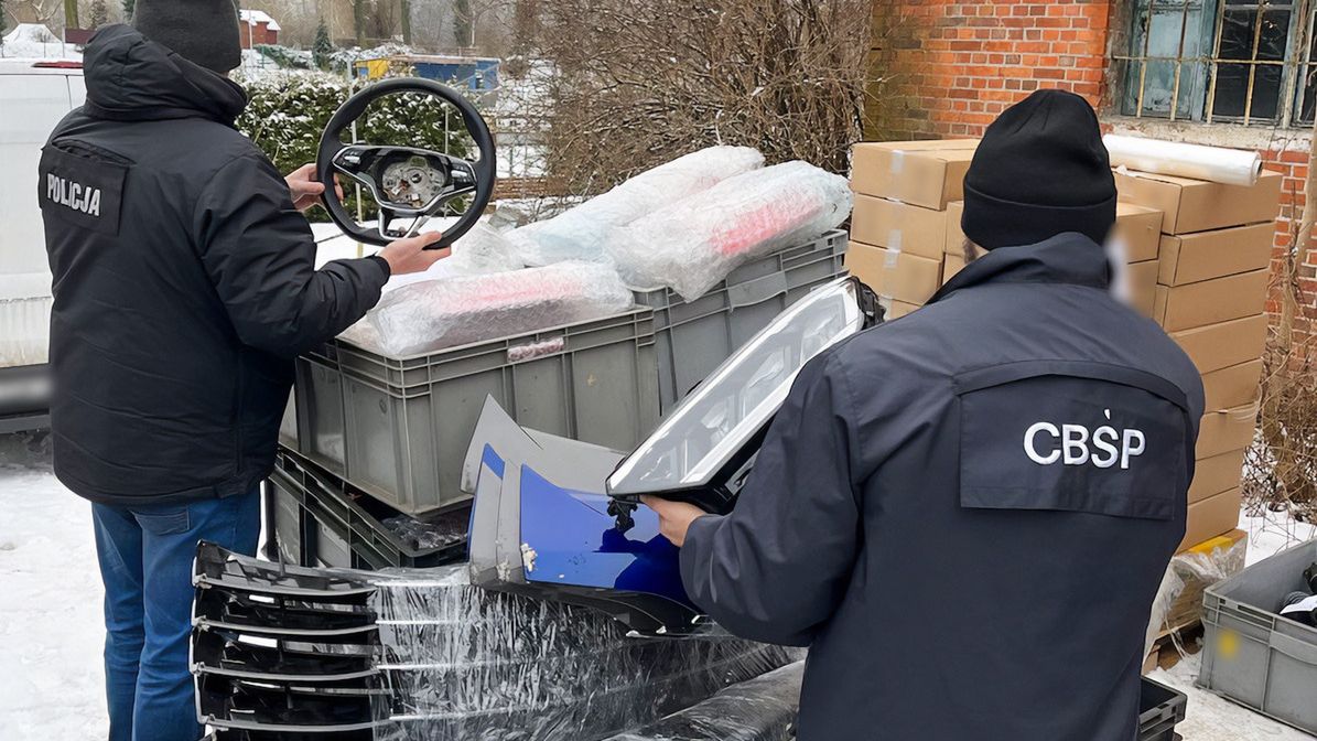 Części wysyłano m.in. za granicę