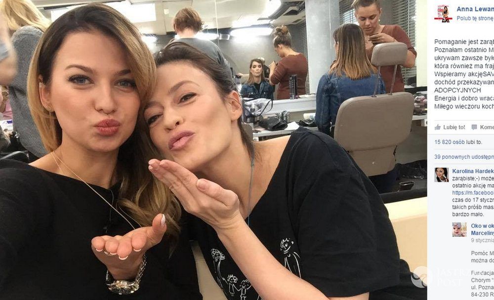Anna Lewandowska i Magdalena Różdżka