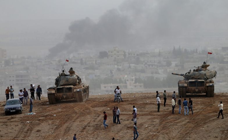 Dżihadyści wysyłają dodatkowe siły do Kobane w Syrii