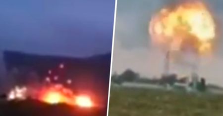 Potężne uderzenie na Krymie. Eksplozje i kule ognia w bazie Rosjan