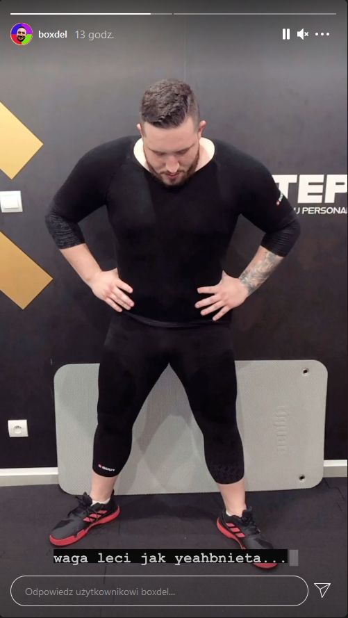 Michał Baron zrzuca zbędne kilogramy