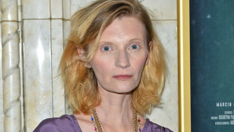 Agata Buzek na premierze