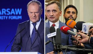 Ziobro przed komisją śledczą. Zdawkowy komentarz Tuska