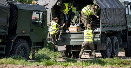 W Kalejach szukają balonu z Białorusi. Żołnierze WOT w akcji