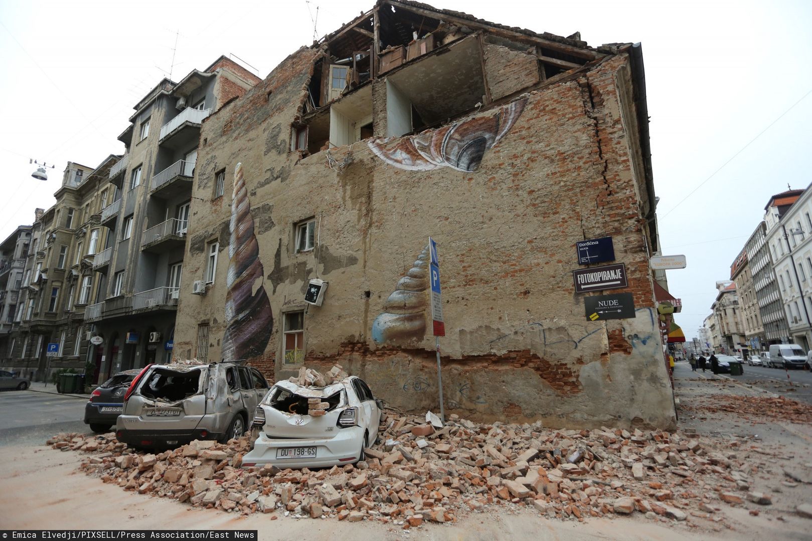 W niedzielę mieszkańców Zagrzebia obudziło trzęsienie ziemi