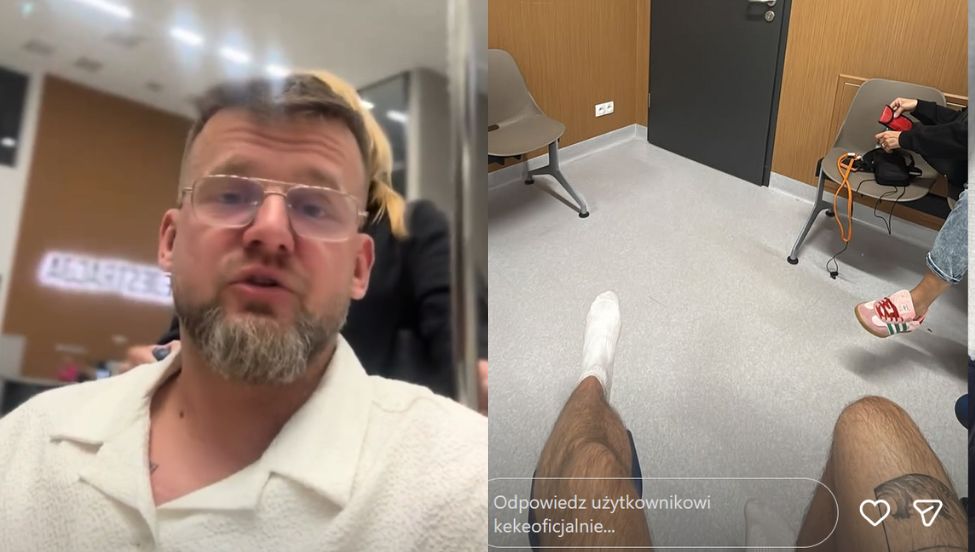 KęKę spadł ze sceny i złamał nogę. Tak ocenił pobyt na SOR