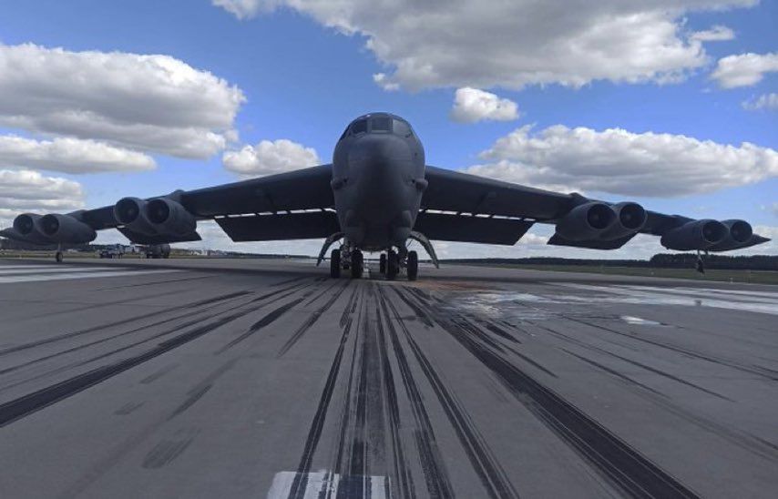 Do Polski przybył amerykański bombowiec B-52