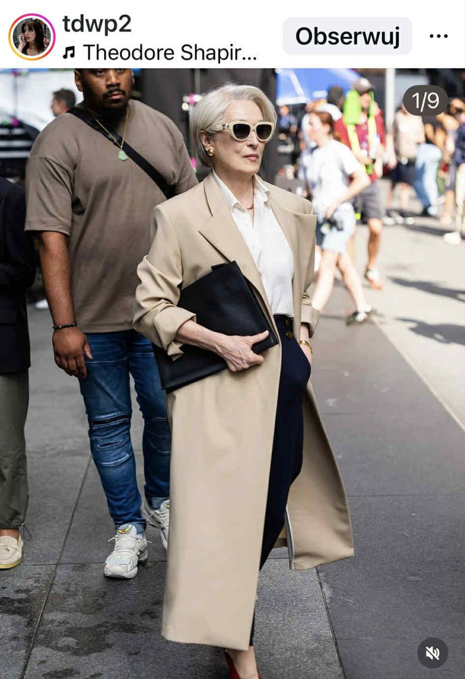 Filmowe stylizacje Miranda Priestly