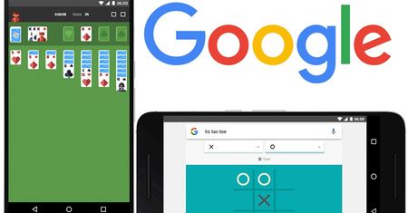 Pasjans oraz kółko i krzyżyk w wyszukiwarce Google