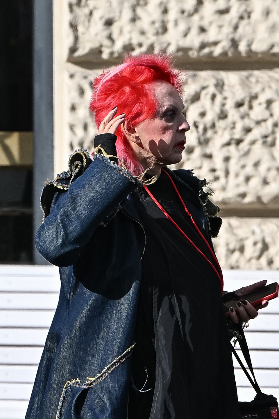 Krystyna Mazurówna "przyłapana" na ulicach Warszawy