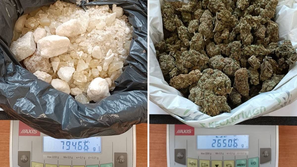 Klefedron i marihuana ujawnione w miejscu zamieszkania 28-latka