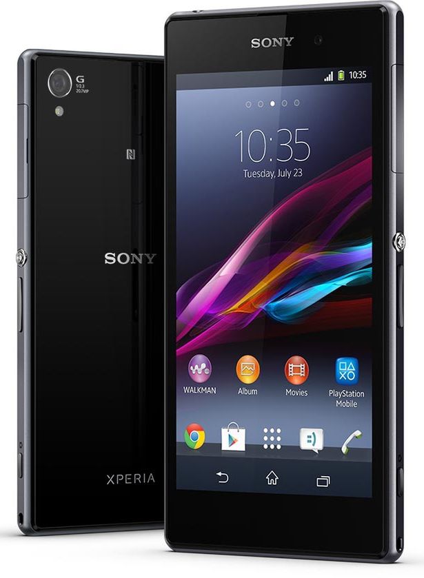 Rzut oka na Xperia Z1- nowy smartfon Sony - Z1 przód i tył