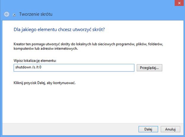 Windows 8 - jak zamknąć system?