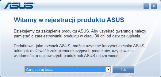 Asus - nowy laptop z ogromną ilością zbędnych programów...