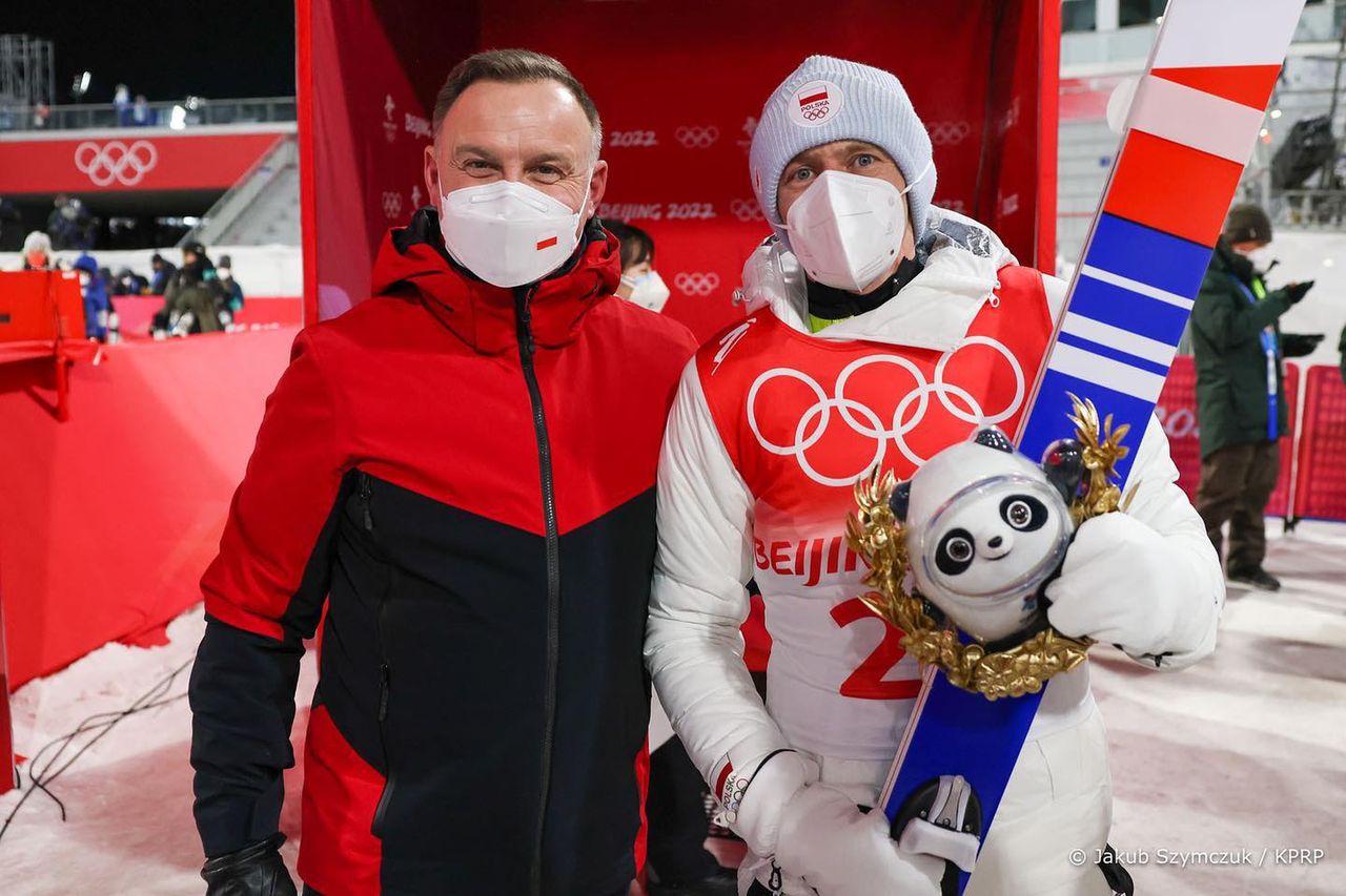 Andrzej Duda i Dawid Kubacki - IO Pekin 2022