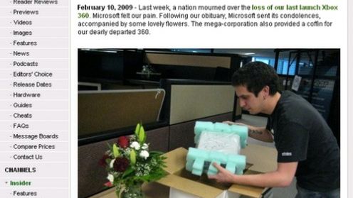 IGN dostało od Microsoftu trumnę 1