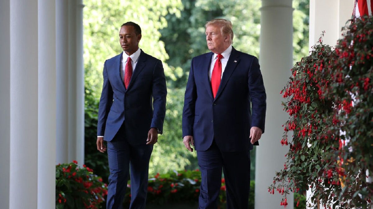 President Trump Awards Medal Of Freedom To Golfer Tiger Woods
Win McNamee