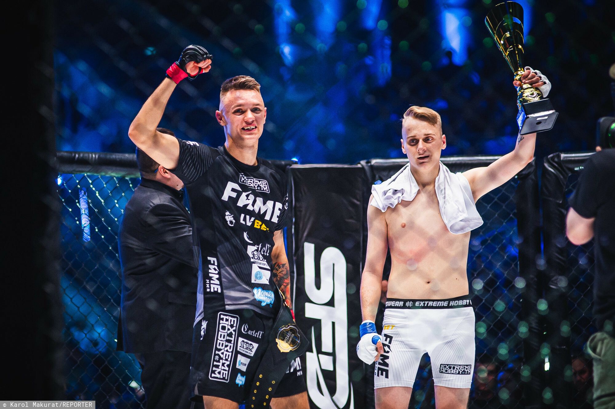 Tomek Olejnik podczas Fame MMA 5