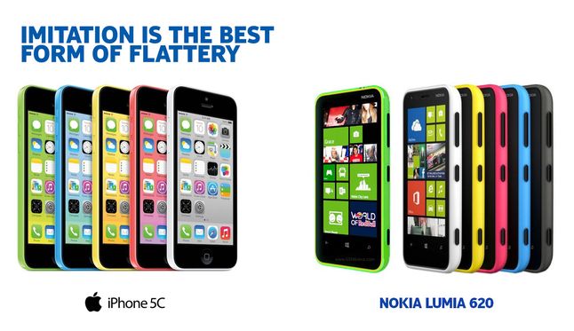 iPhone 5c i Lumia 620